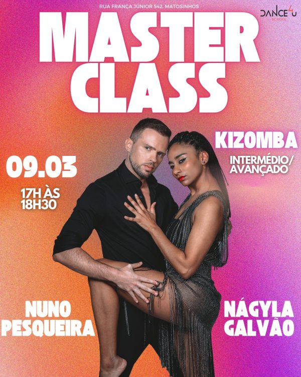 Masterclass de Kizomba com Nuno Pesqueira e Nágyla Galvão